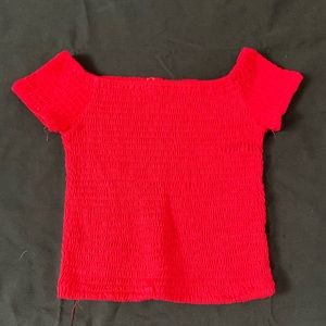 Urban planet red crop top